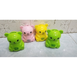 Combo 3 Ống Heo Nhựa Hình Thú cho trẻ