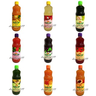 Nước ép trái cây sun up có đủ các mùi chai 850ml