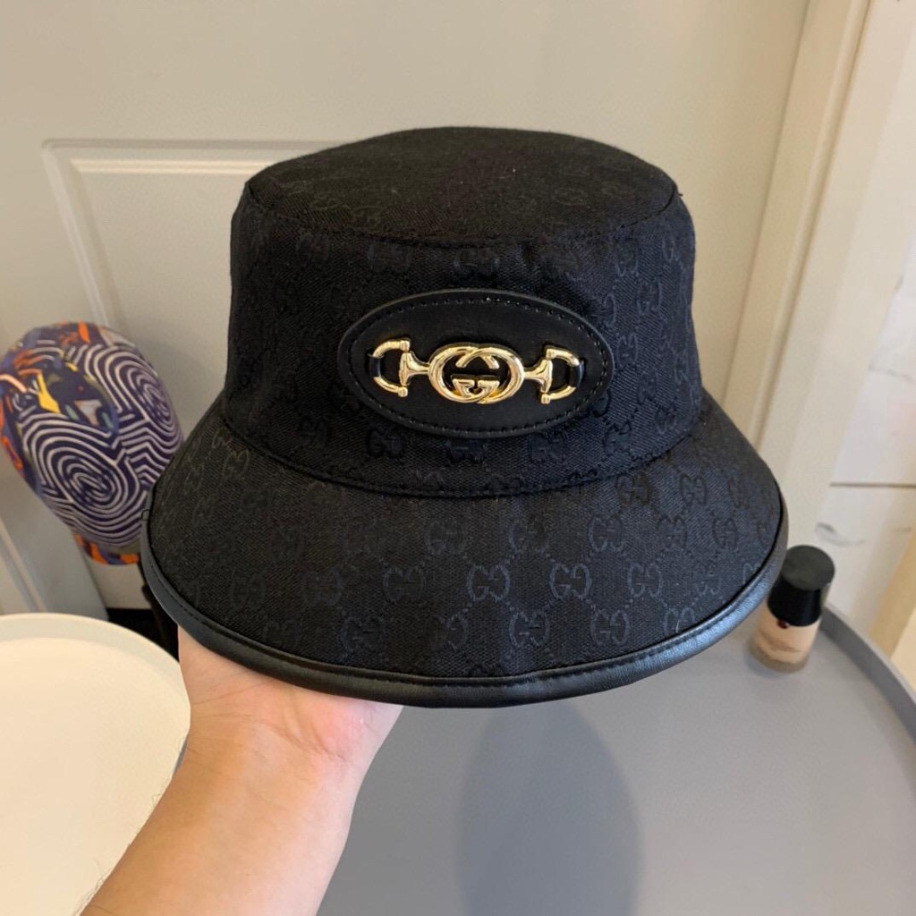 Mũ Bucket Gucci Chống Nắng Thêu Chữ Thời Trang Cao Cấp Cho Nam Nữ