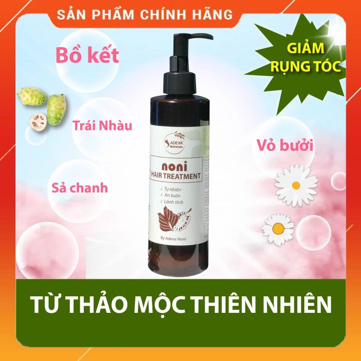 Dầu gội thảo dược⚡FREESHIP⚡ Giảm gàu ngứa, kích thích mọc tóc từ tinh dầu thiên nhiên 250 ml - Adeva Noni