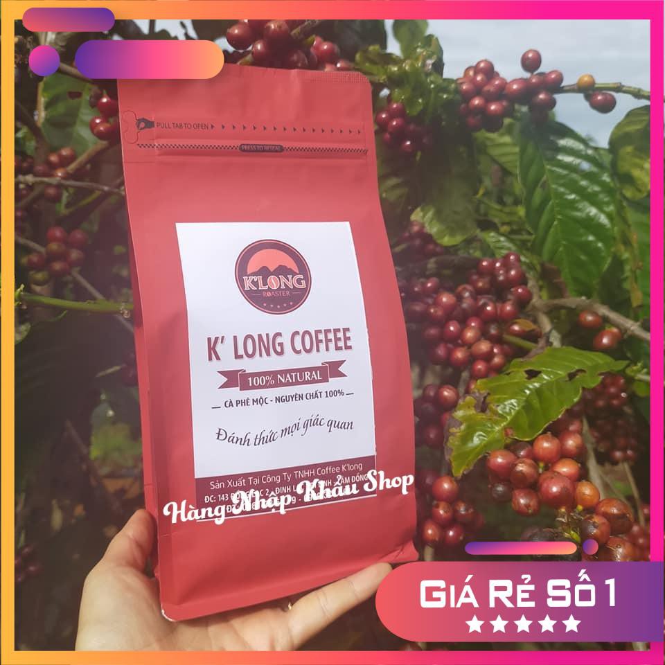 Cà phê mộc nguyên chất 100% Robusta chất lượng cao K' Long (gói 500g)