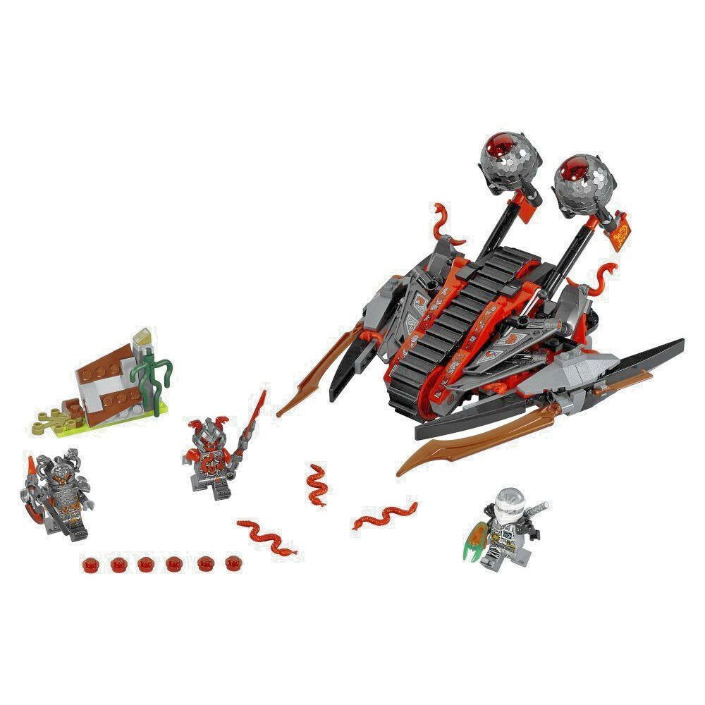 LEGO NINJAGO CHÍNH HÃNG - CỖ XE TÀN PHÁ CỦA BỌN VERMILLION - 313 CHI TIẾT - MÃ SP 70624