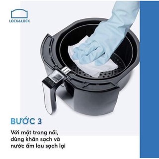 NỒI CHIÊN KHÔNG DẦU LOCK & LOCK.  5.2 L   EJF351BLK