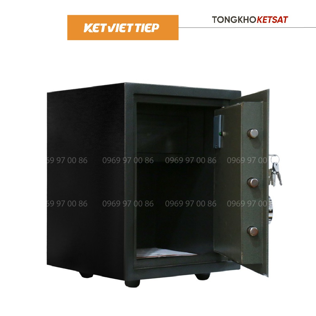 Két Sắt Mini Chống Cháy Điện Tử Việt Tiệp K88BLN-DT Có 2 Tầng Rộng Rãi