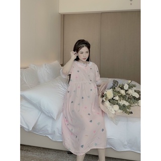 Đầm bầu lanh lụa mùa hè dáng xuông dài freesize dưới 70kg