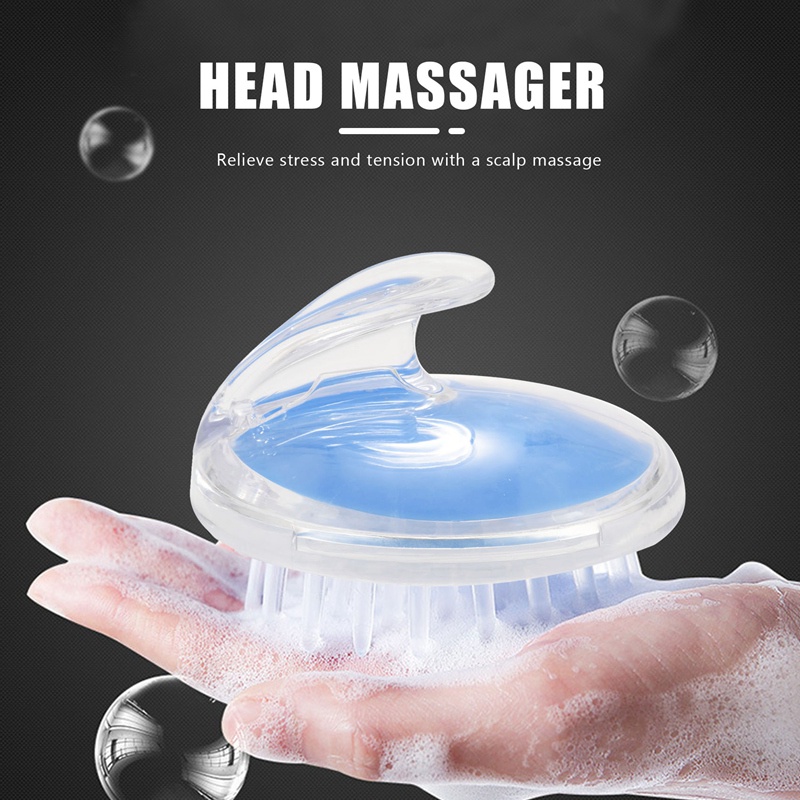 1 Lược Gội Đầu Mát Xa Tẩy Tế Bào Chết Màu Sắc Ngẫu Nhiên