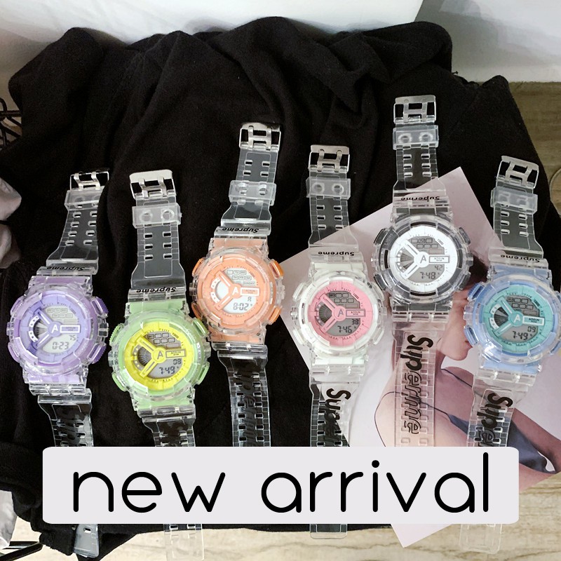 (Giá sỉ) Đồng hồ nam, nữ thể thao Aosun A109 dây Silicon trong suốt cá tính máy điện tử đa chức năng bảo hành 6 tháng | BigBuy360 - bigbuy360.vn