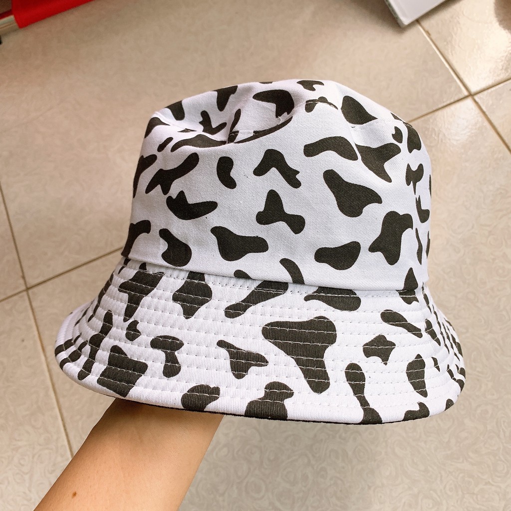 Mũ bucket Bò Sữa ❤️ Nón Bò Sữa 2 Mặt phong cách Ulzzang form unisex nam nữ