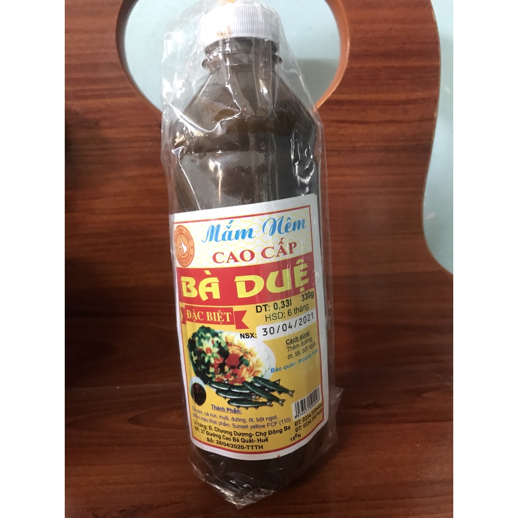 Mắm nêm Bà Duệ chai 500ml (chính gốc Huế)