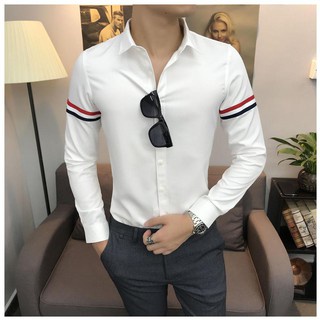 ÁO SƠ MI PHỐI VIỀN TAY SIÊU BẢNH | BigBuy360 - bigbuy360.vn