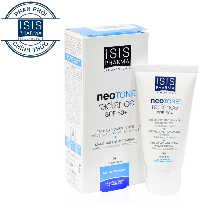 Kem dưỡng trắng sáng da ban ngày ISIS Pharma Neotone Radiance SPF50+ 30ml