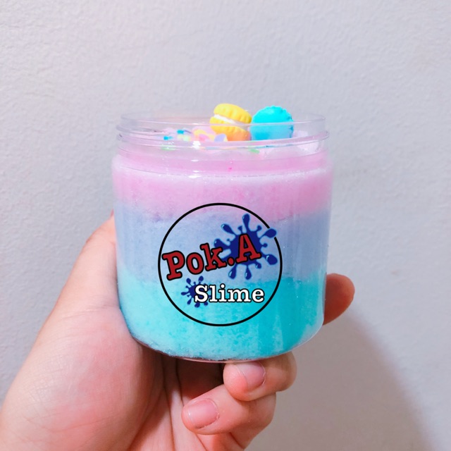 Slime Unicorn Cake - chất cloud slime (SnoWonder)