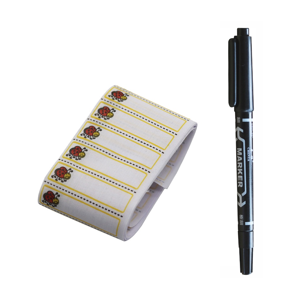 Set 100 Nhãn Dán Ủi Quần Áo Hình Động Vật Dễ Thương