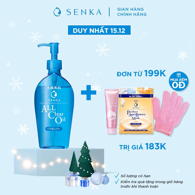 Dầu tẩy trang Senka All Clear Oil 230ml (Mới)_14847