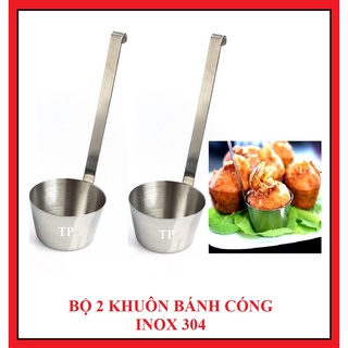 Combo 2 Khuôn Inox Làm Bánh Cóng