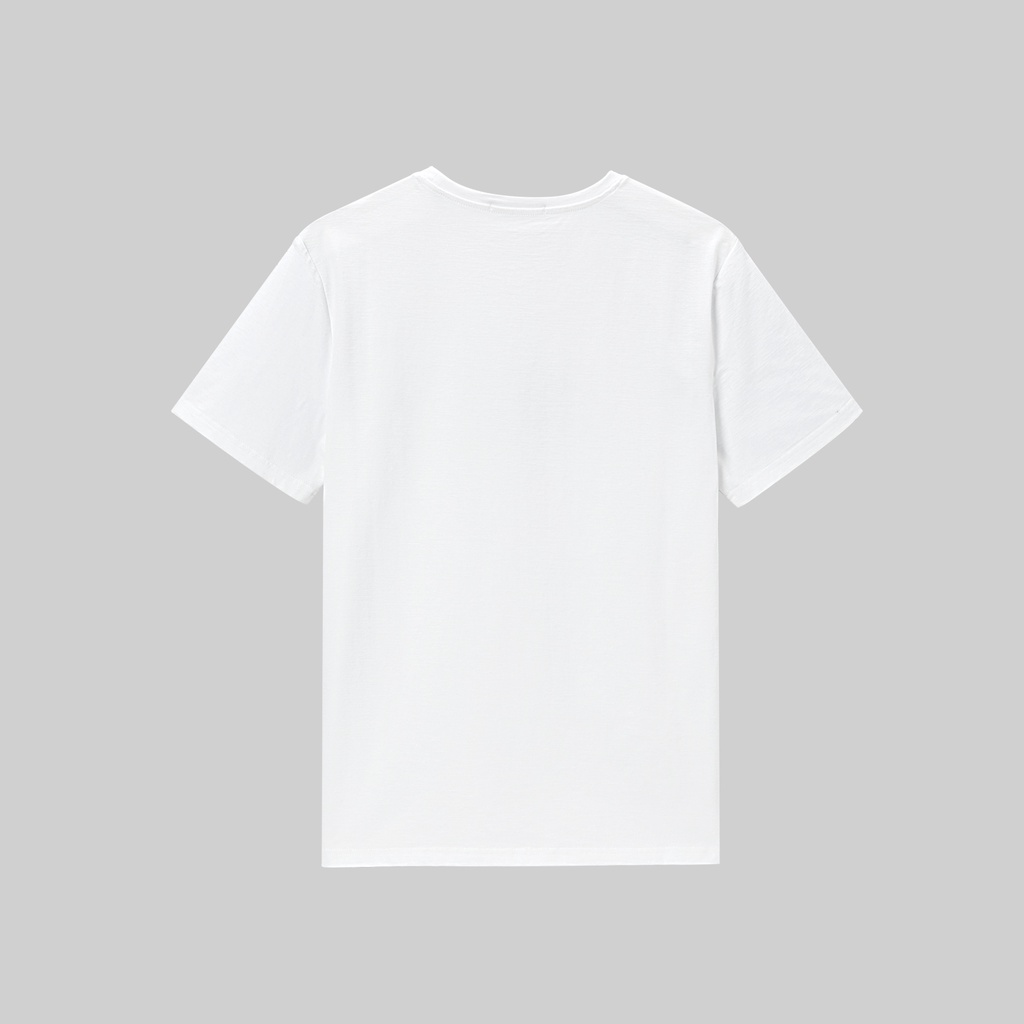 HLA - Áo Thun Nam Ngắn Tay Phối Họa Tiết Chữ Technology Sense Printed T-shirt