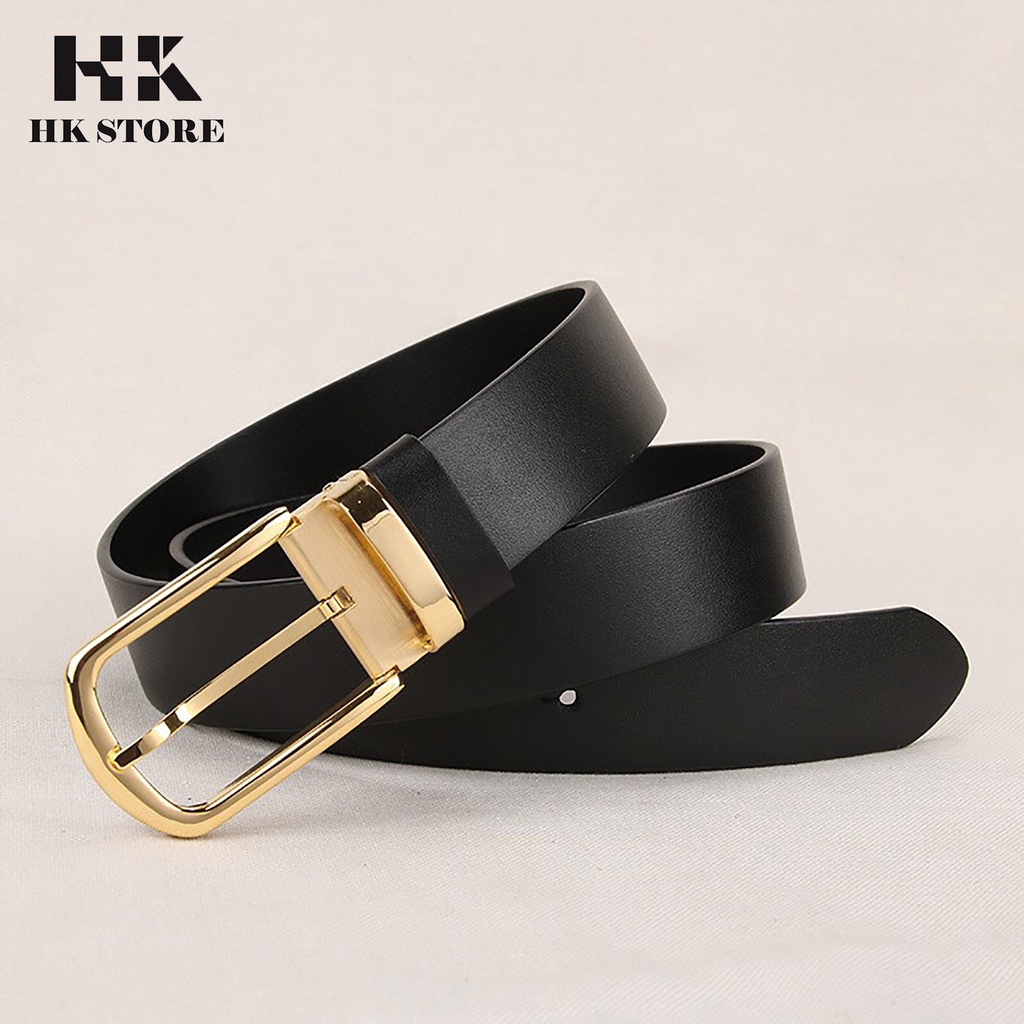Thắt lưng nam da bò nguyên miếng 💝 HK STORE 💝 bảo hành 5 năm đối với hàng chính hãng da bò nguyên miếng siêu bền này.