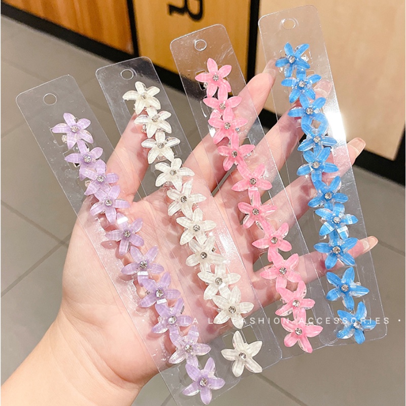 Kẹp tóc hình hoa dễ thương thanh lịch phong cách hàn quốc cho bé gái