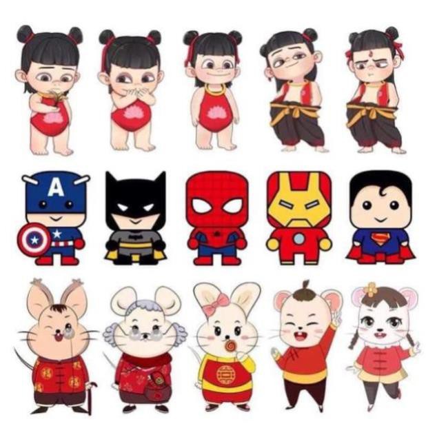 RẺ NHẤT SHOPEE - SET 5  BAO LÌ XÌ 2020 MẪU HOẠT HÌNH -  BAO LÌ XÌ TẾT - KELLYWANG ( hình thật)