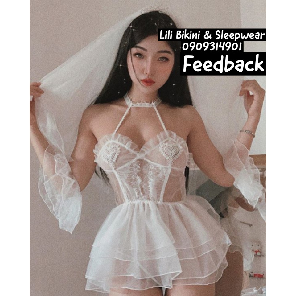 Cosplay cô dâu nhỏ xinh, cosplay sexy Bridal đầy đủ phụ kiện | BigBuy360 - bigbuy360.vn