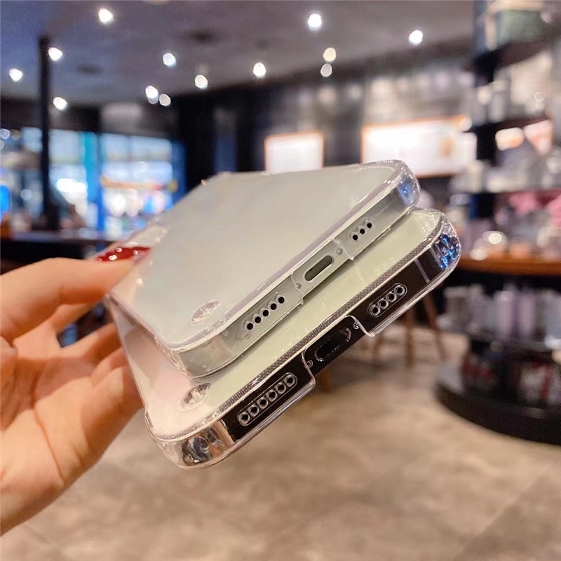 Ốp Điện Thoại pc Cứng Trong Suốt Siêu Mỏng Cho iphone 11 12 13 14 15 pro max xs max xr 12 13 mini se20 7 8 plus