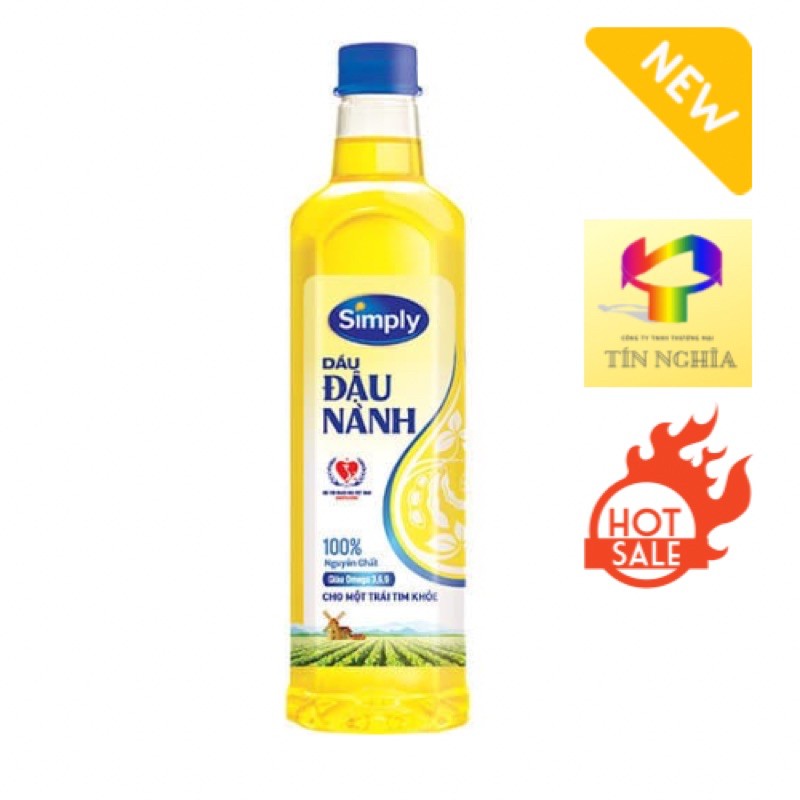 Dầu đậu nành SIMPLY 1L - Simply Cho một trái tim khoẻ