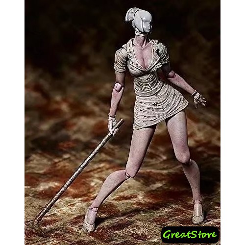 ( HÀNG CÓ SẴN ) MÔ HÌNH BUBBLE HEAD NURSE SILENT HILL 2 figma SP-061 CỬ ĐỘNG ĐƯỢC