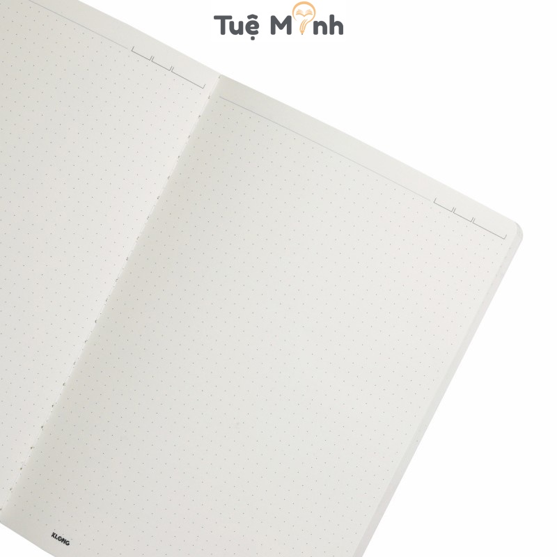 Vở 120 trang B5 Dot grid Klong Ms 838 [Chọn Màu] ruột chấm may dán gáy, tập sổ Klong