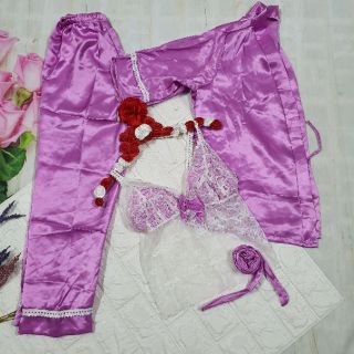 Set ngủ 3 món quần dài, phom 50kg