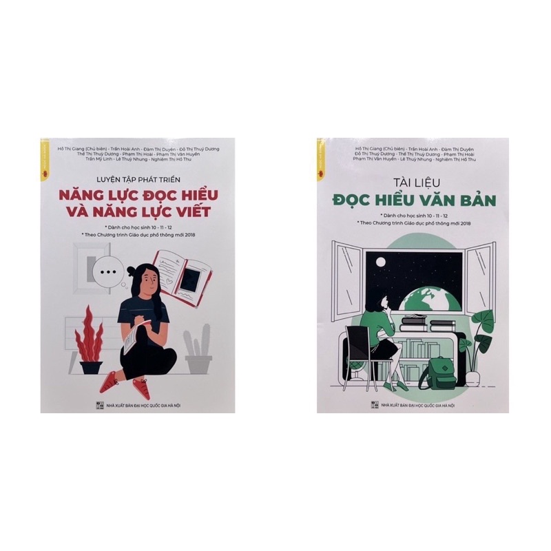 Sách - (Combo 2 cuốn) Luyện Tập Phát Triển Năng Lực Đọc Hiểu Và Năng Lực Viết + Tài Liệu Đọc Hiểu Văn Bản