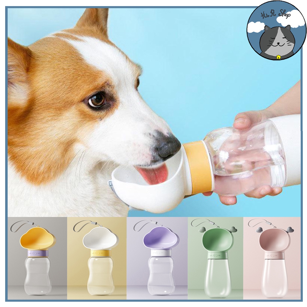 Bình Nước Di Động Cho Thú Cưng Dụng Cụ Uống Nước Cầm Tay Du Lịch Tiện Dụng Cho Chó Mèo