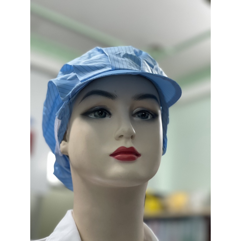Nón kết Phòng Sạch chống tĩnh điện chống bám bụi không thấm nước