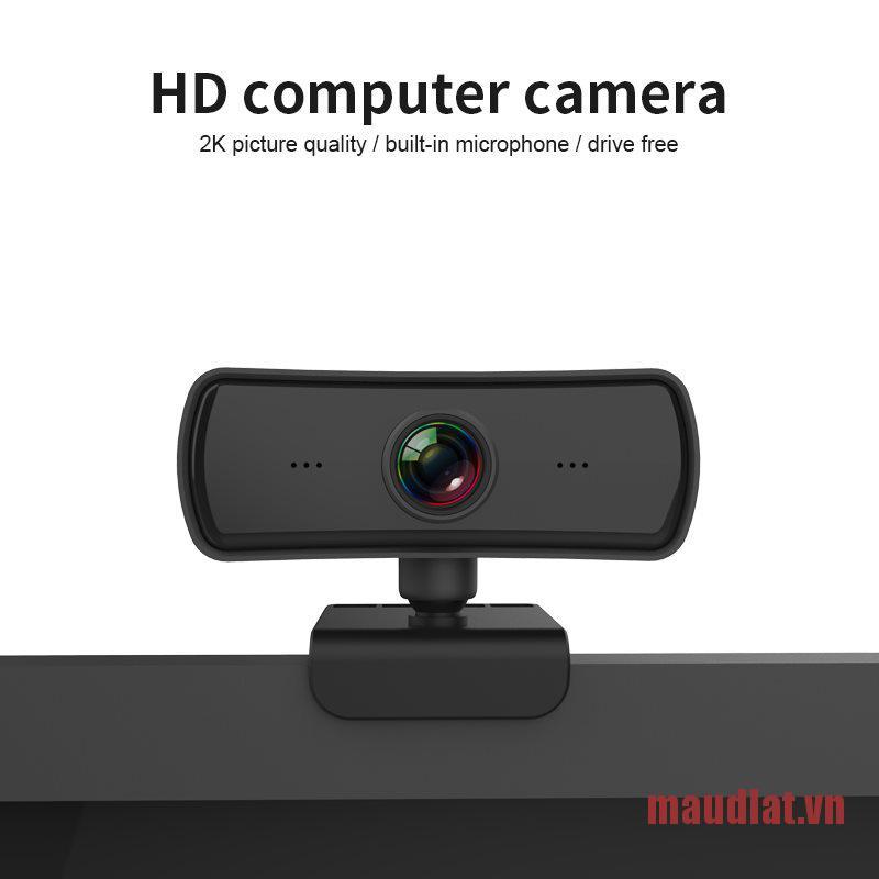 Maudlat 2K  Webcam HD Computer PC WebCamera For Live Broadcast Video Conference