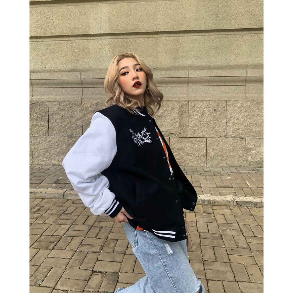 Áo Khoác Dù Nam Nữ Unisex - Áo Khoác Jacket Bombers GONZO Màu Đen Siêu Hot - JIRAY.STORE