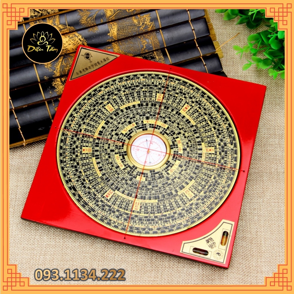 La Kinh la bàn Phong Thuỷ Vuông 20 cm