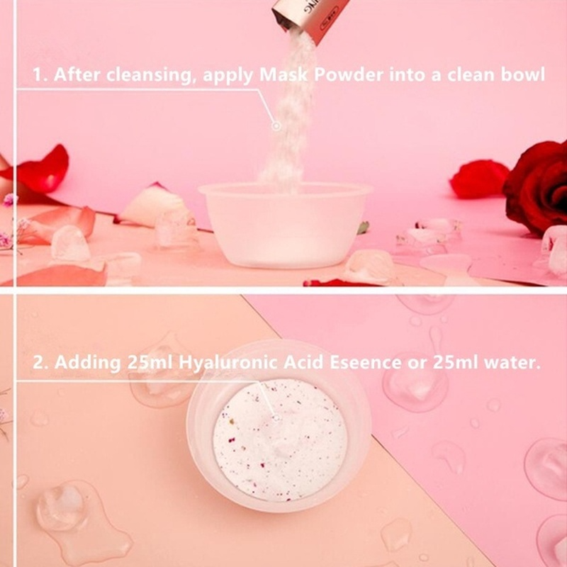 Mặt nạ RIPE GIRL với hoa hồng collagen axit hyaluronic dạng lột chống nếp nhăn và lão hóa da
