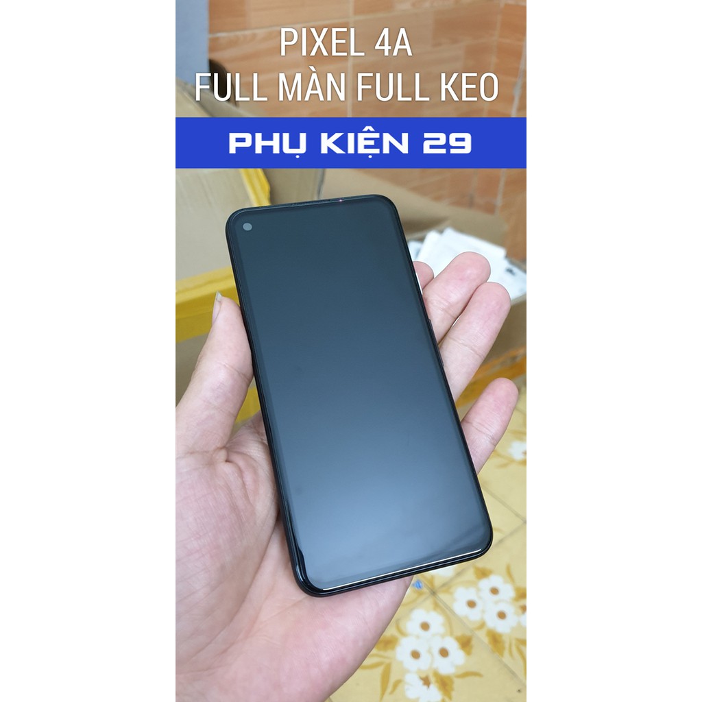 [Google Pixel 4A] Kính cường lực FULL màn FULL keo Glass Pro+ 9H