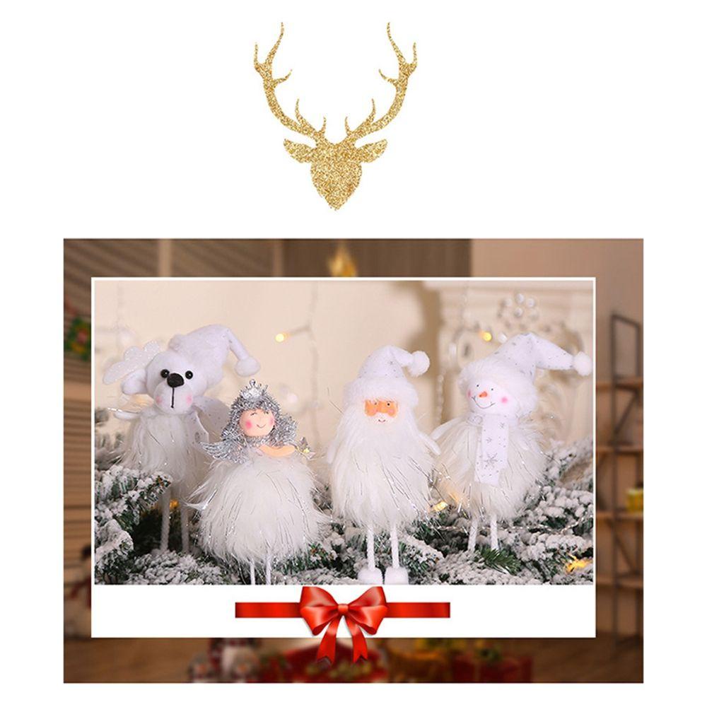 Búp Bê Nhồi Bông Hình Người Tuyết Dễ Thương Trang Trí Giáng Sinh