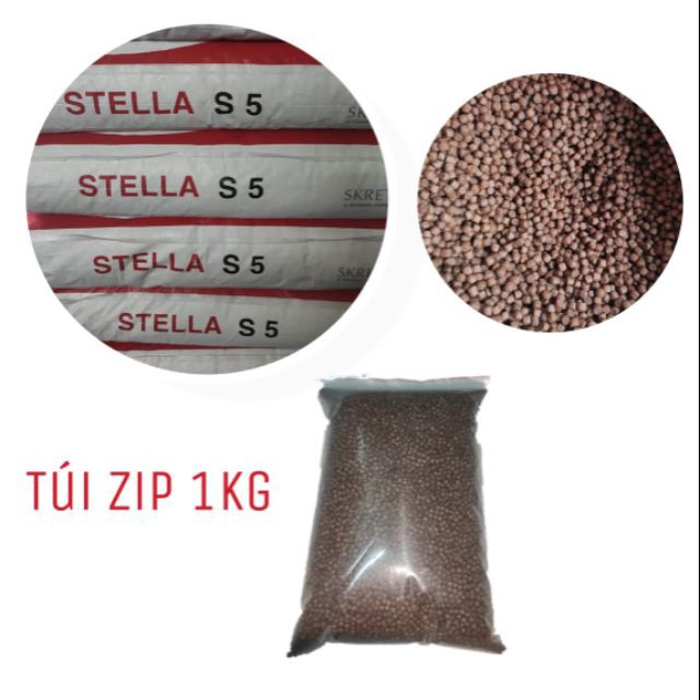 Cám Cá Koi Stella Túi Zip 1 Kg