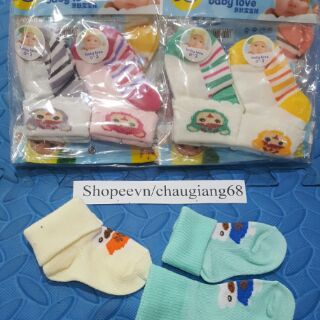Tất sơ sinh cho bé 0-6 tháng