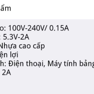 Cốc sạc điện thoại