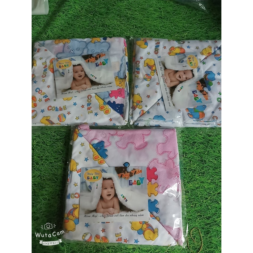Set 10 chiếc tã chéo 100% cotton thủy tiên cho bé sơ sinh 4.9