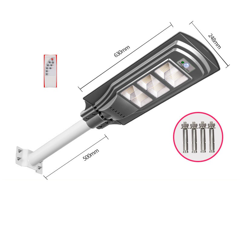 [ CÓ REMOTE - TẶNG CÁN ĐÈN ]  Đèn Năng Lượng Mặt Trời Liền Thể 200W Đèn Led Công Suất Lớn Dùng Năng Lượng Mặt Trời