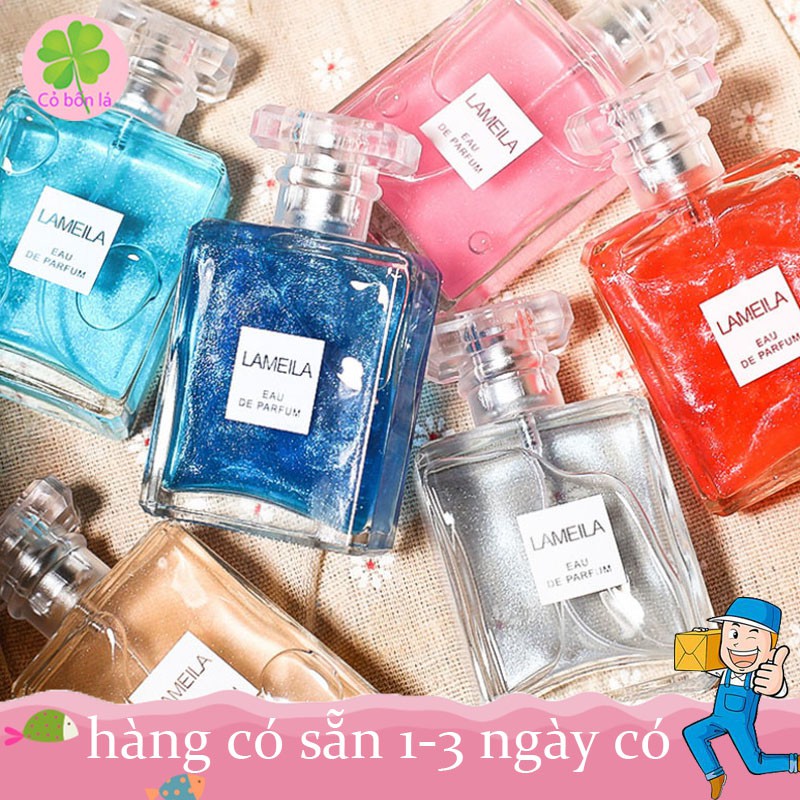 Nước hoa chính hãng, xịt thơm body hương tự nhiên nhẹ nhàng Lameila Quicksand Series Perfume