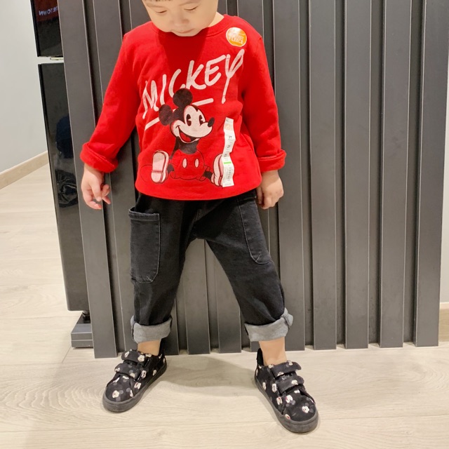 Nỉ Mickey đỏ