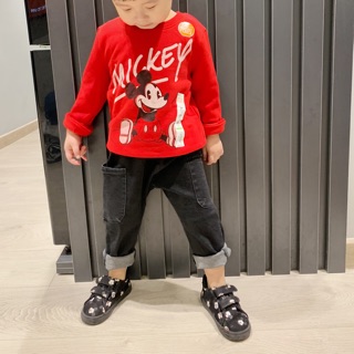 Nỉ Mickey đỏ