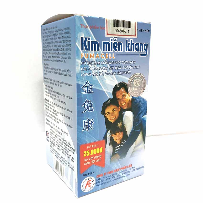 Kim Miễn Khang Hộp 90 Viên - Hỗ Trợ Phục Hồi Hệ Miễn Dịch