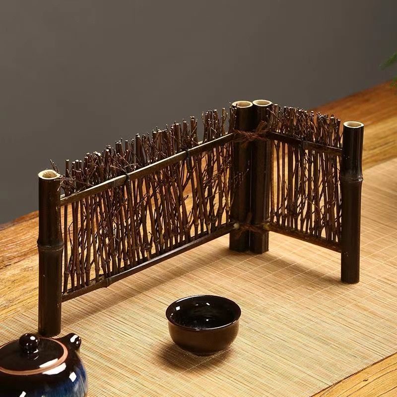 Hàng Rào Tre mini Phong Cách Nhật Bản Dùng Để Trang Trí Tách Trà