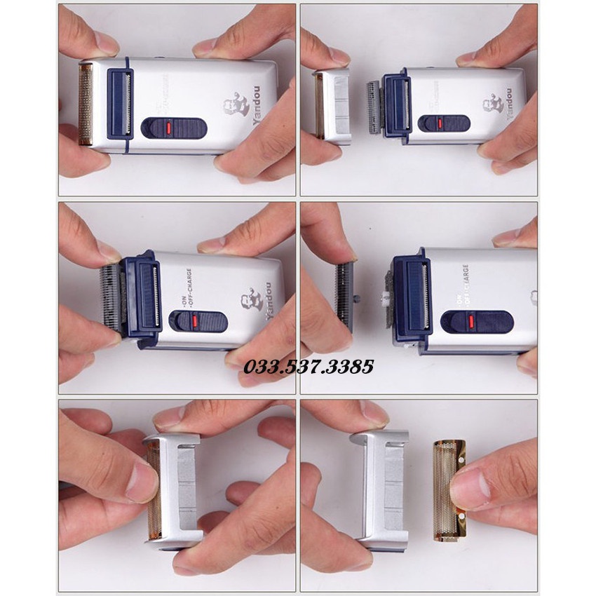 Máy cạo râu, máy cao râu cao cấp 301 thiết kế nhỏ gọn vừa tay cầm