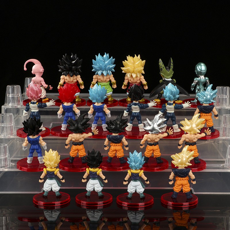 6-7cm Lẻ Mô hình nhân vật 7 viên ngọc rồng Dragon Ball Son Goku bộ sưu tập M